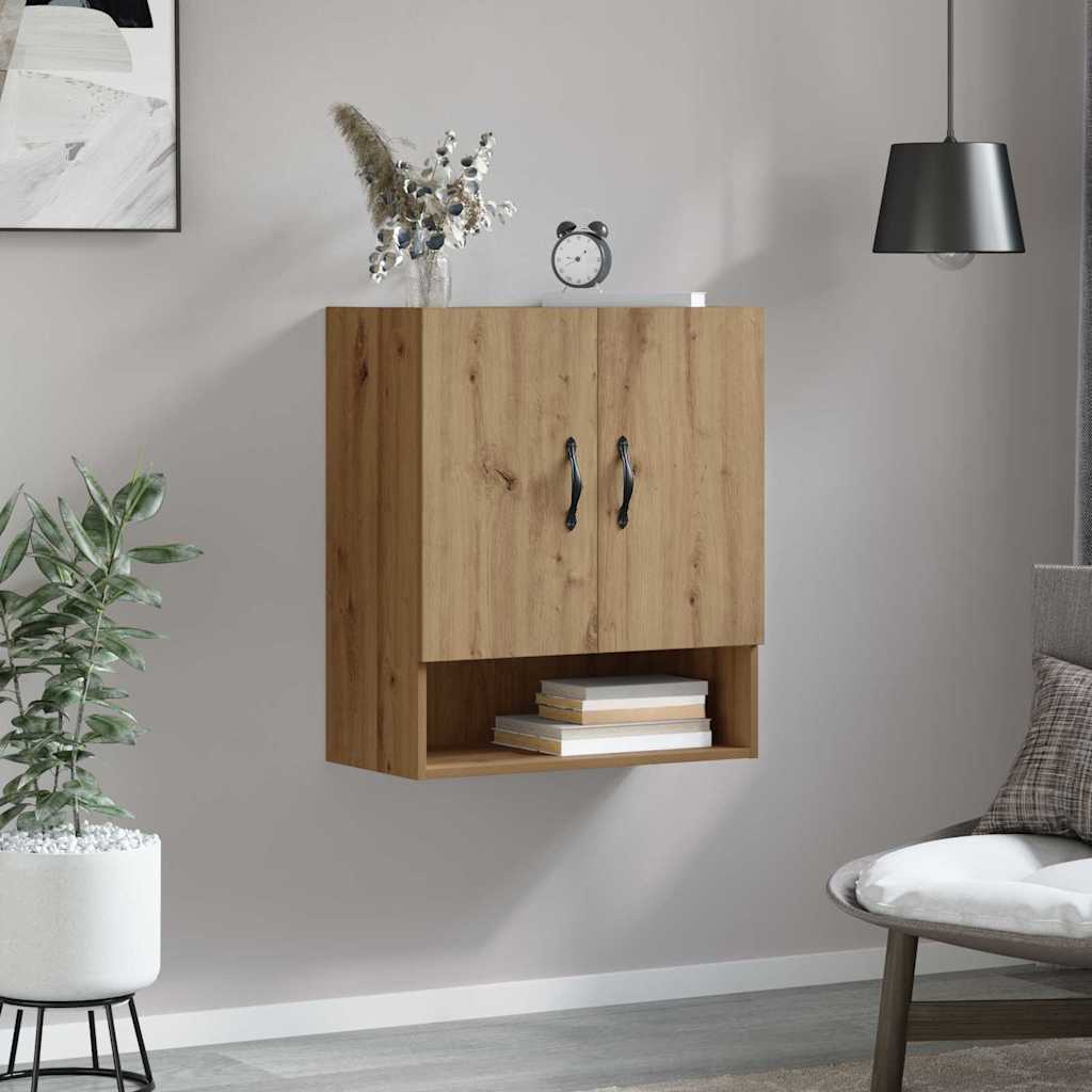 Mobiletto a muro Rovere artigianale 60 x 31 x 70 cm