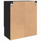 Mobiletto a muro Rovere Nero 60 x 31 x 70 cm Legno multistrato