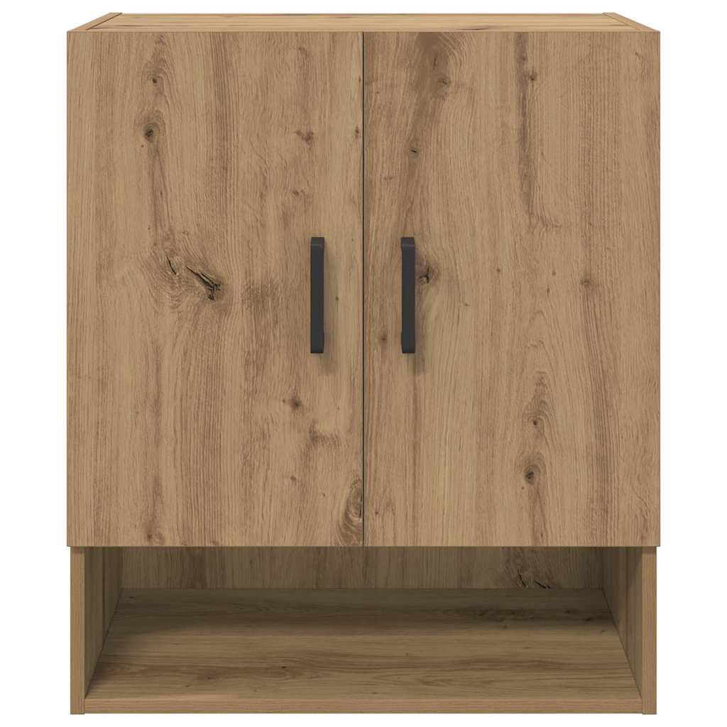 Armadietto a muro rovere artigianale 60 x 31 x 70 cm