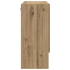 Armadietto a muro rovere artigianale 60 x 31 x 70 cm