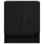 Armadietto a muro Rovere nero 60 x 31 x 70 cm Legno multistrato