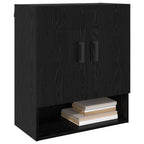 Armadietto a muro Rovere nero 60 x 31 x 70 cm Legno multistrato