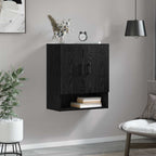 Mobiletto a muro Rovere Nero 60 x 31 x 70 cm Legno multistrato