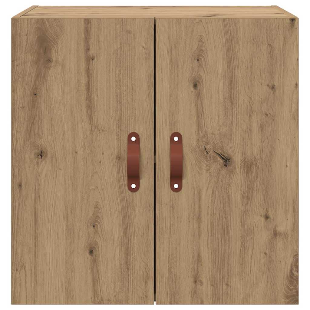 Armadietto a muro rovere artigianale 60 x 31 x 60 cm
