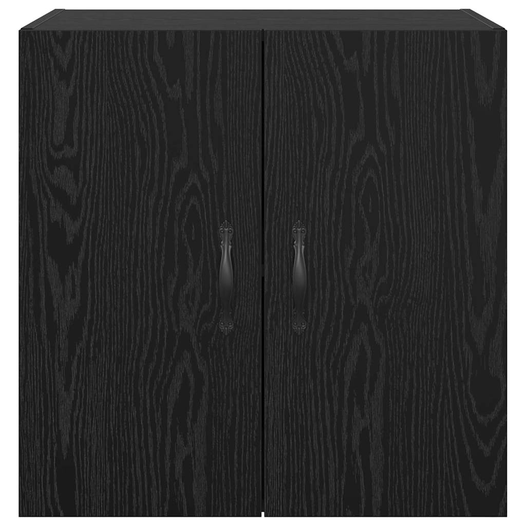 Mobiletto a muro Rovere Nero 60 x 31 x 60 cm Legno multistrato