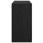 Mobiletto a muro Rovere Nero 60 x 31 x 60 cm Legno multistrato