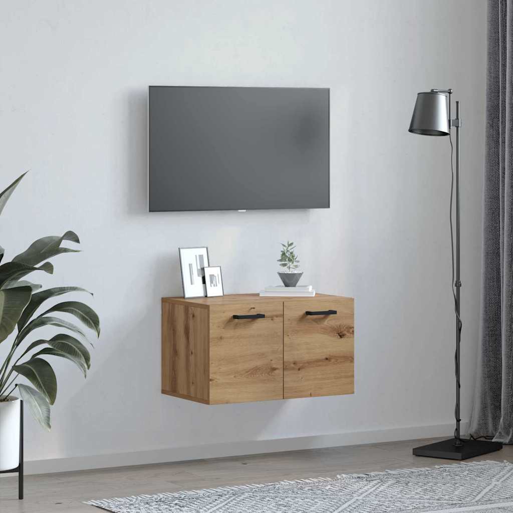 Mobiletto a muro Rovere artigianale 60 x 36,5 x 35 cm