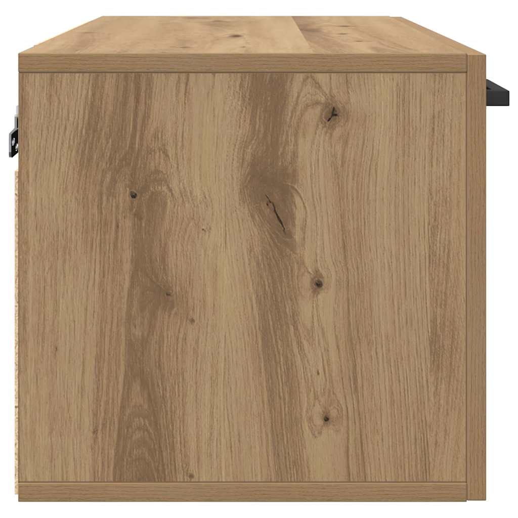 Mobiletto a muro Rovere artigianale 60 x 36,5 x 35 cm