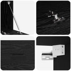 Mobiletto a muro Rovere Nero 60 x 36,5 x 35 cm