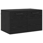 Mobiletto a muro Rovere Nero 60 x 36,5 x 35 cm