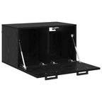 Mobiletto a muro Rovere Nero 60 x 36,5 x 35 cm