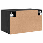 Mobiletto a muro Rovere Nero 60 x 36,5 x 35 cm