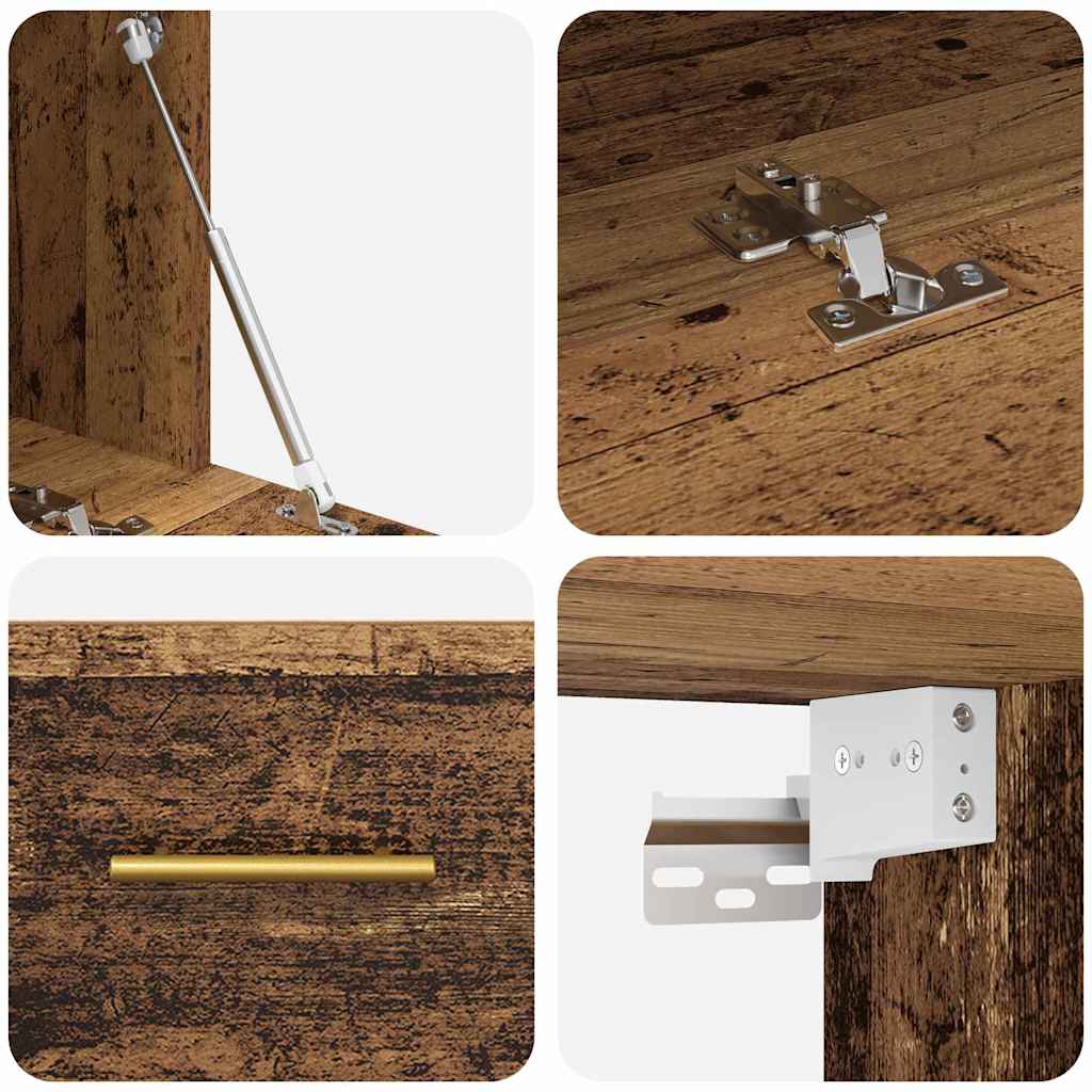 Armadietto a muro Legno vecchio 80 x 36.5 x 35 cm