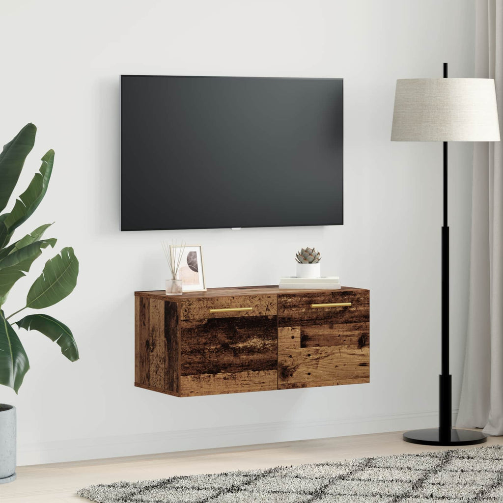 Armadietto a muro Legno vecchio 80 x 36.5 x 35 cm