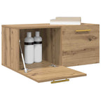 Armadietto a muro rovere artigianale 80 x 36.5 x 35 cm