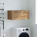 Armadietto a muro rovere artigianale 80 x 36.5 x 35 cm