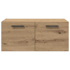 Armadietto a muro rovere artigianale 80 x 36.5 x 35 cm