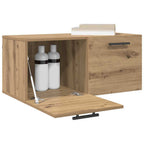 Armadietto a muro rovere artigianale 80 x 36.5 x 35 cm