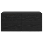 Armadietto a muro Rovere nero 80 x 36.5 x 35 cm