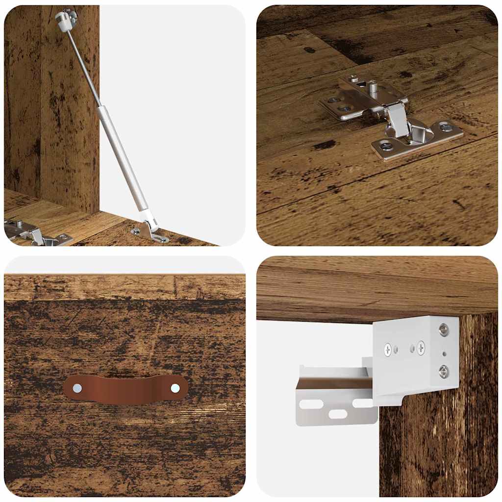 Mobiletto a muro Legno vecchio 100 x 36,5 x 35 cm