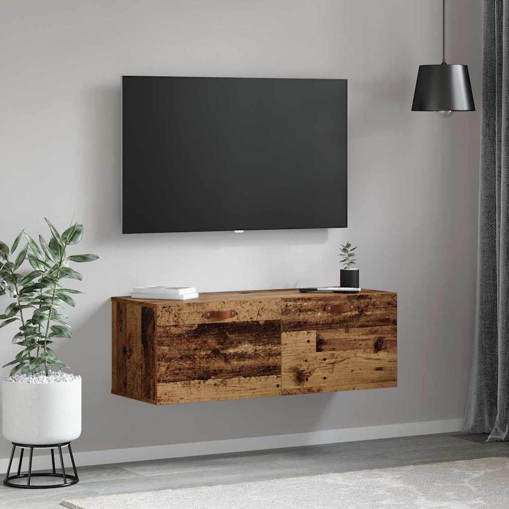 Mobiletto a muro Legno vecchio 100 x 36,5 x 35 cm
