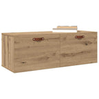 Mobiletto a muro Rovere artigianale 100 x 36,5 x 35 cm