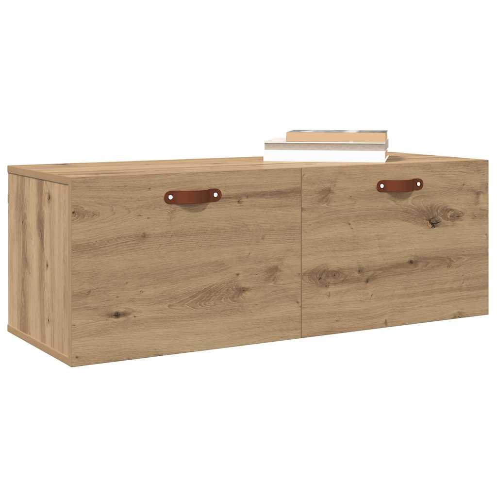Mobiletto a muro Rovere artigianale 100 x 36,5 x 35 cm