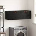 Mobiletto a muro Rovere Nero 100 x 36,5 x 35 cm