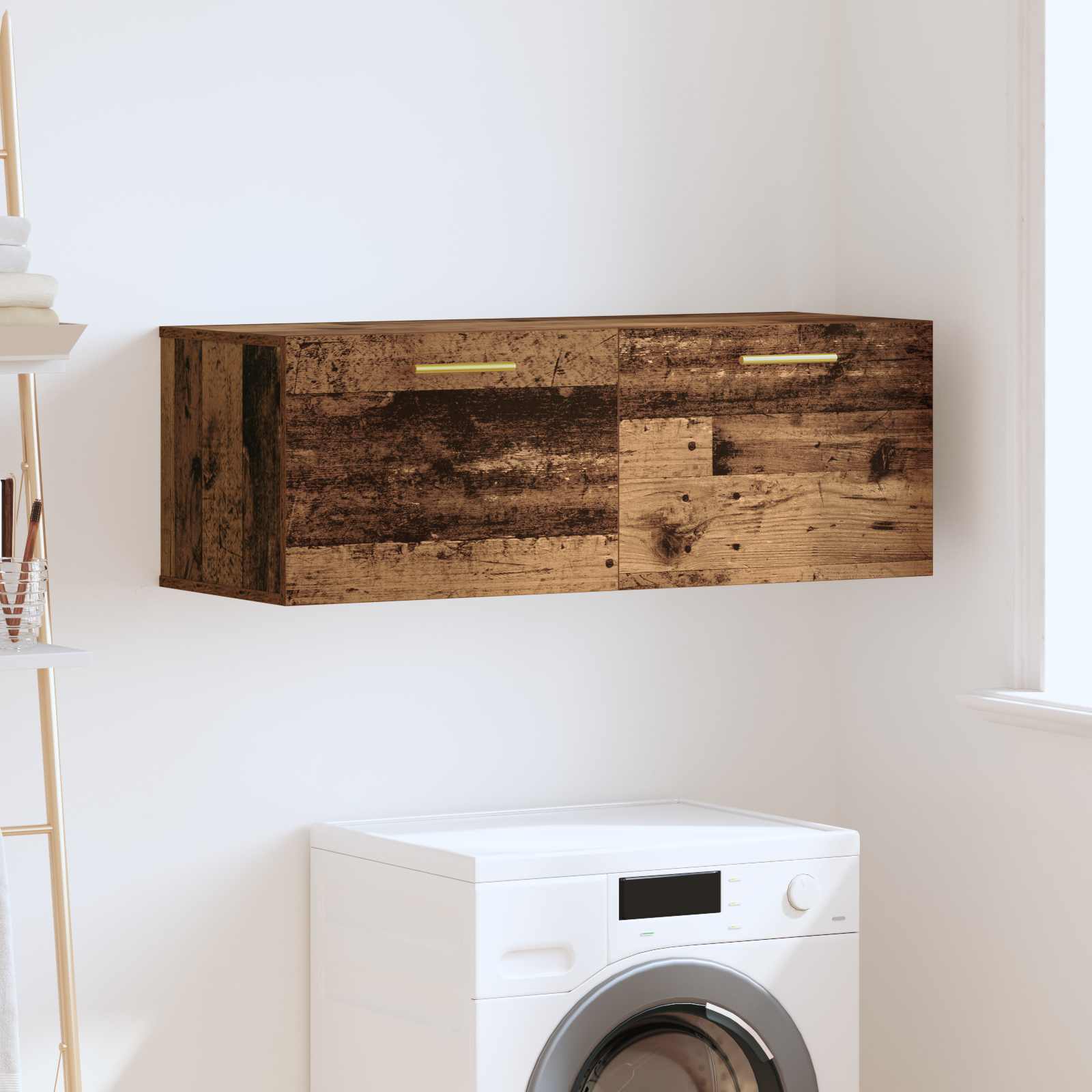 Armadietto a muro Legno vecchio 100 x 36.5 x 35 cm