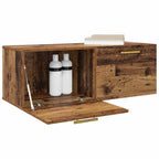 Armadietto a muro Legno vecchio 100 x 36.5 x 35 cm