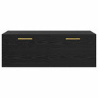 Armadietto a muro Rovere nero 100 x 36.5 x 35 cm