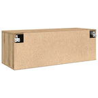 Mobiletto a muro Rovere artigianale 100 x 36,5 x 35 cm