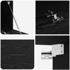 Mobiletto a muro Rovere Nero 100 x 36,5 x 35 cm