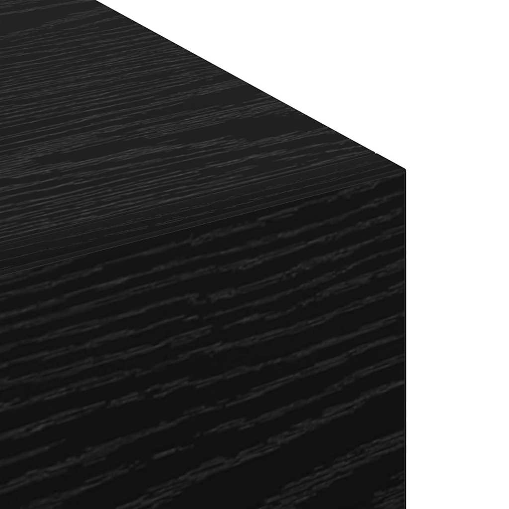 Mobiletto a muro Rovere Nero 100 x 36,5 x 35 cm