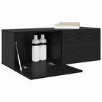 Mobiletto a muro Rovere Nero 100 x 36,5 x 35 cm