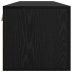 Mobiletto a muro Rovere Nero 100 x 36,5 x 35 cm