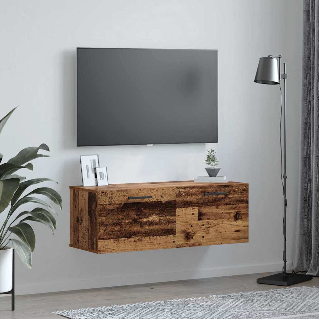 Armadietto a muro Legno vecchio 100 x 36.5 x 35 cm