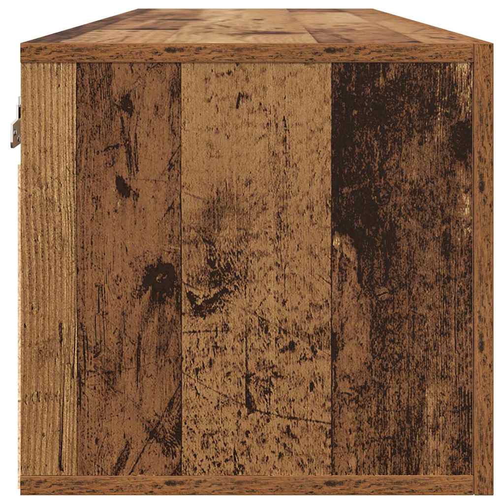 Armadietto a muro Legno vecchio 100 x 36.5 x 35 cm