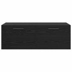 Armadietto a muro Rovere nero 100 x 36.5 x 35 cm