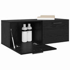 Armadietto a muro Rovere nero 100 x 36.5 x 35 cm
