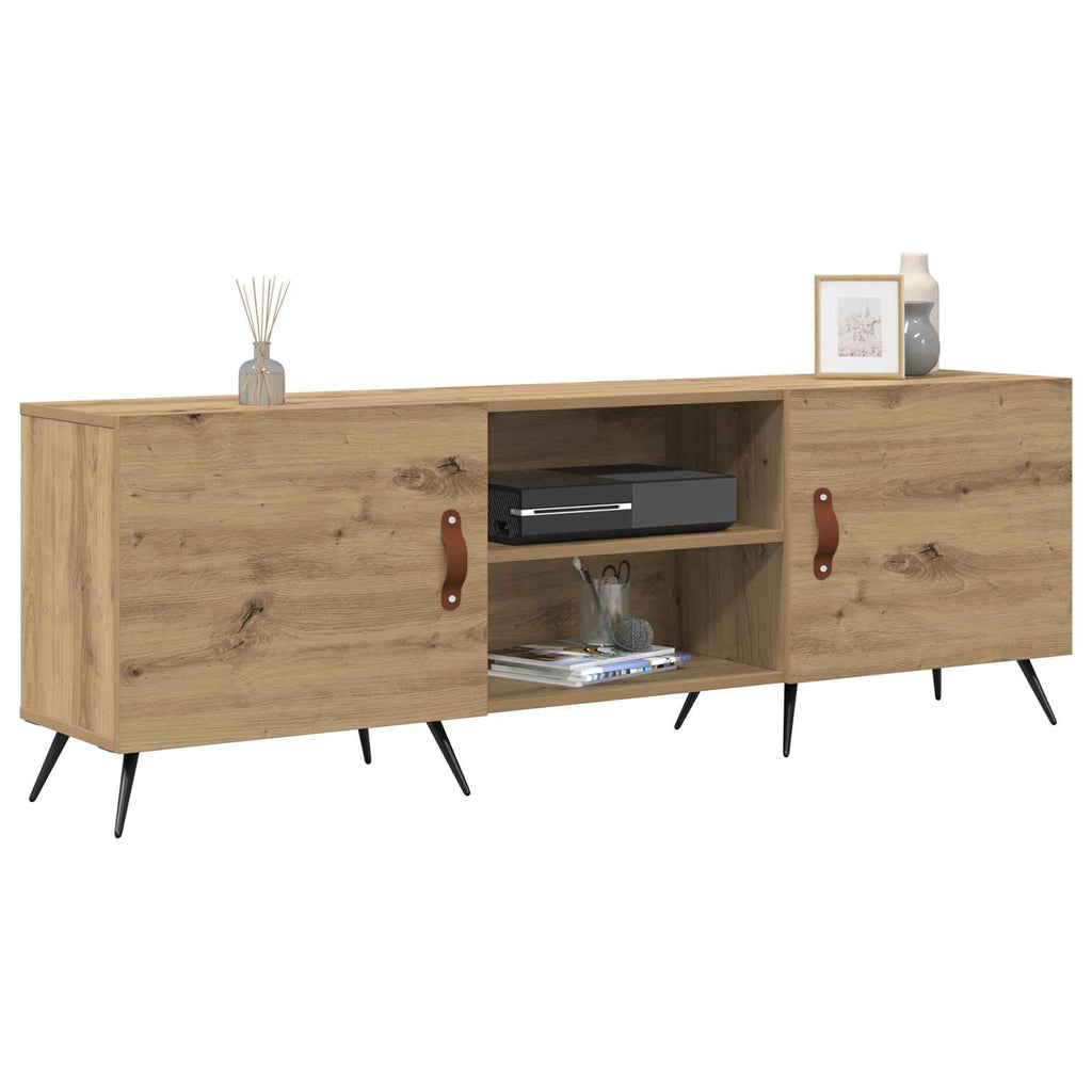 Mobile TV rovere artigianale 150 x 30 x 50 cm Legno multistrato