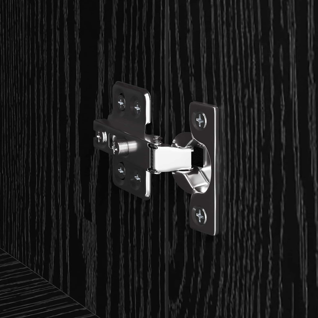 Mobile TV Rovere nero 150 x 30 x 50 cm Legno multistrato