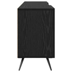 Mobile TV Rovere nero 150 x 30 x 50 cm Legno multistrato