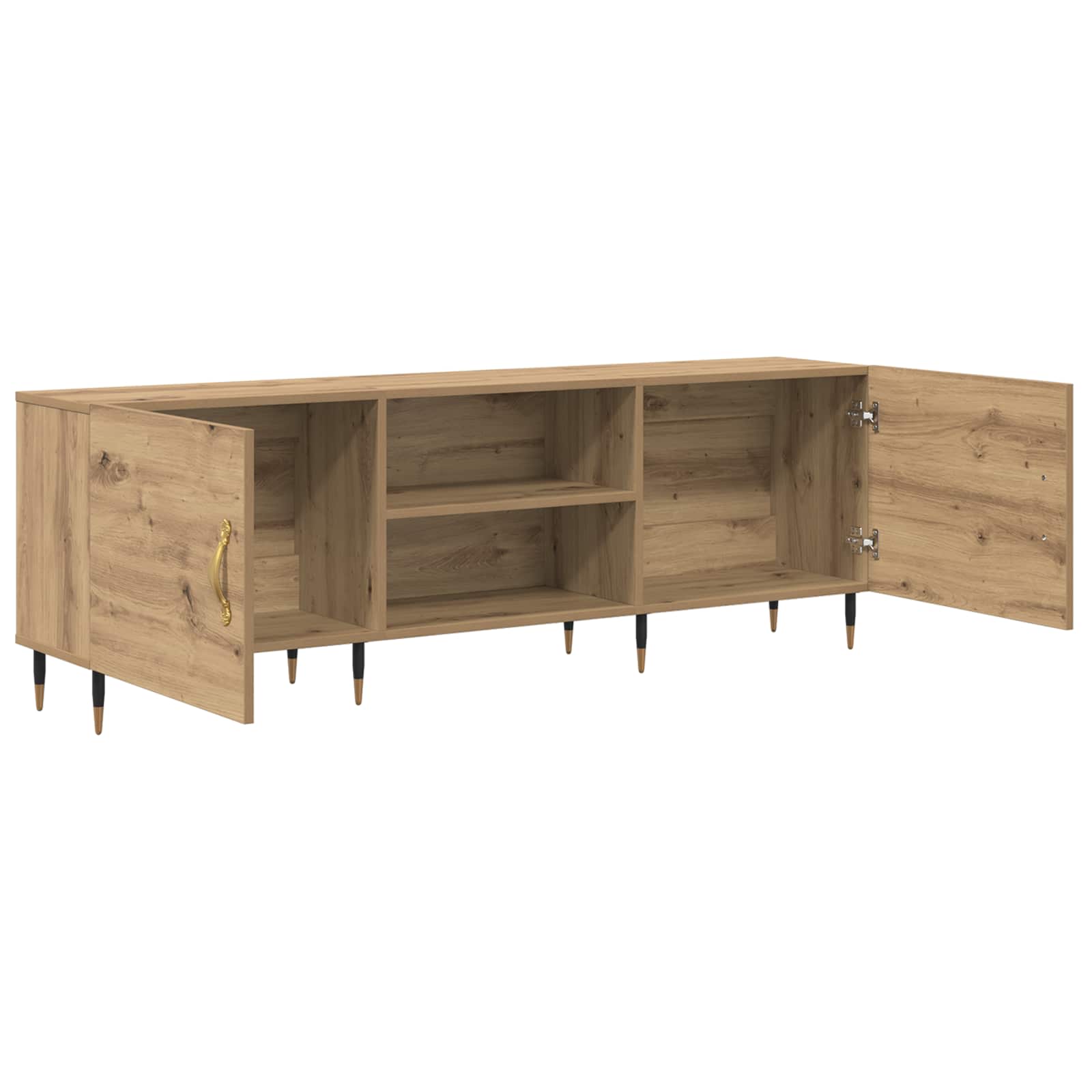 Mobile TV rovere artigianale 150 x 30 x 50 cm Legno multistrato