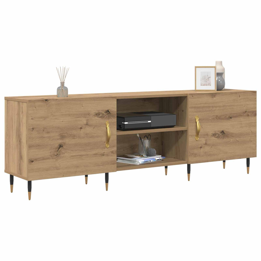 Mobile TV rovere artigianale 150 x 30 x 50 cm Legno multistrato