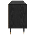 Mobile TV Rovere nero 150 x 30 x 50 cm Legno multistrato