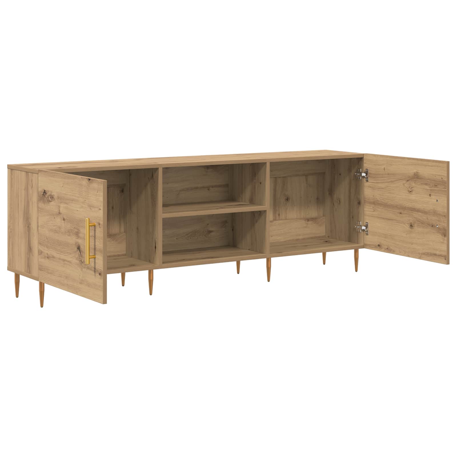 Mobile TV rovere artigianale 150 x 30 x 50 cm Legno multistrato