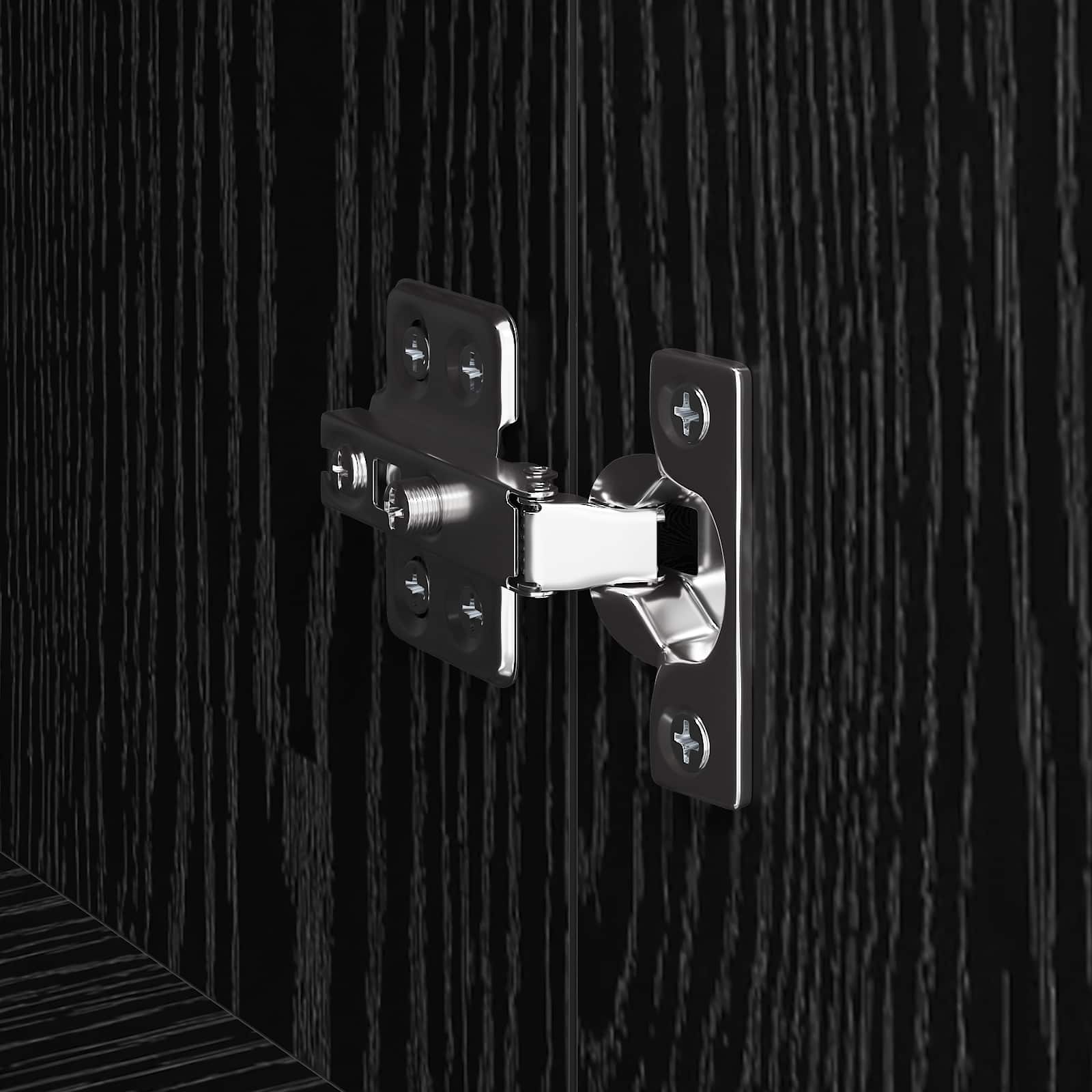 Mobile TV Rovere nero 150 x 30 x 50 cm Legno multistrato