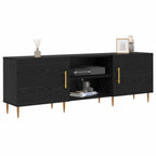 Mobile TV Rovere nero 150 x 30 x 50 cm Legno multistrato