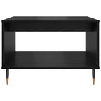 Tavolino da salotto Rovere nero 60 x 50 x 40 cm